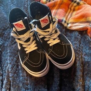 Black high top vans